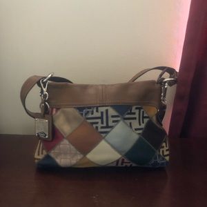 Leather shoulder bag vintage